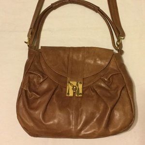 Jocasi London Lux quality Leather Purse crossbody Hand bag Unique Brass closure